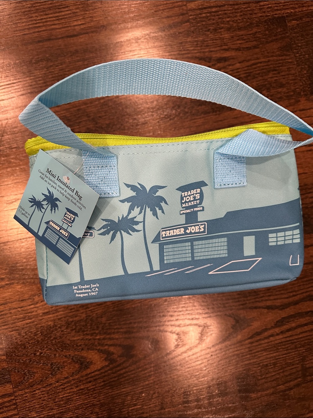 Trader Joe's Blue Mini Insulated Lunch Bag
